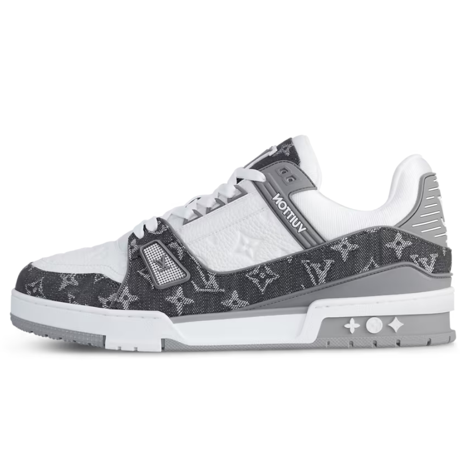 LV Monogram White Grey