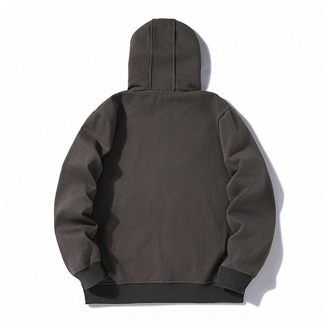 C.P Zip Logo Hoodie