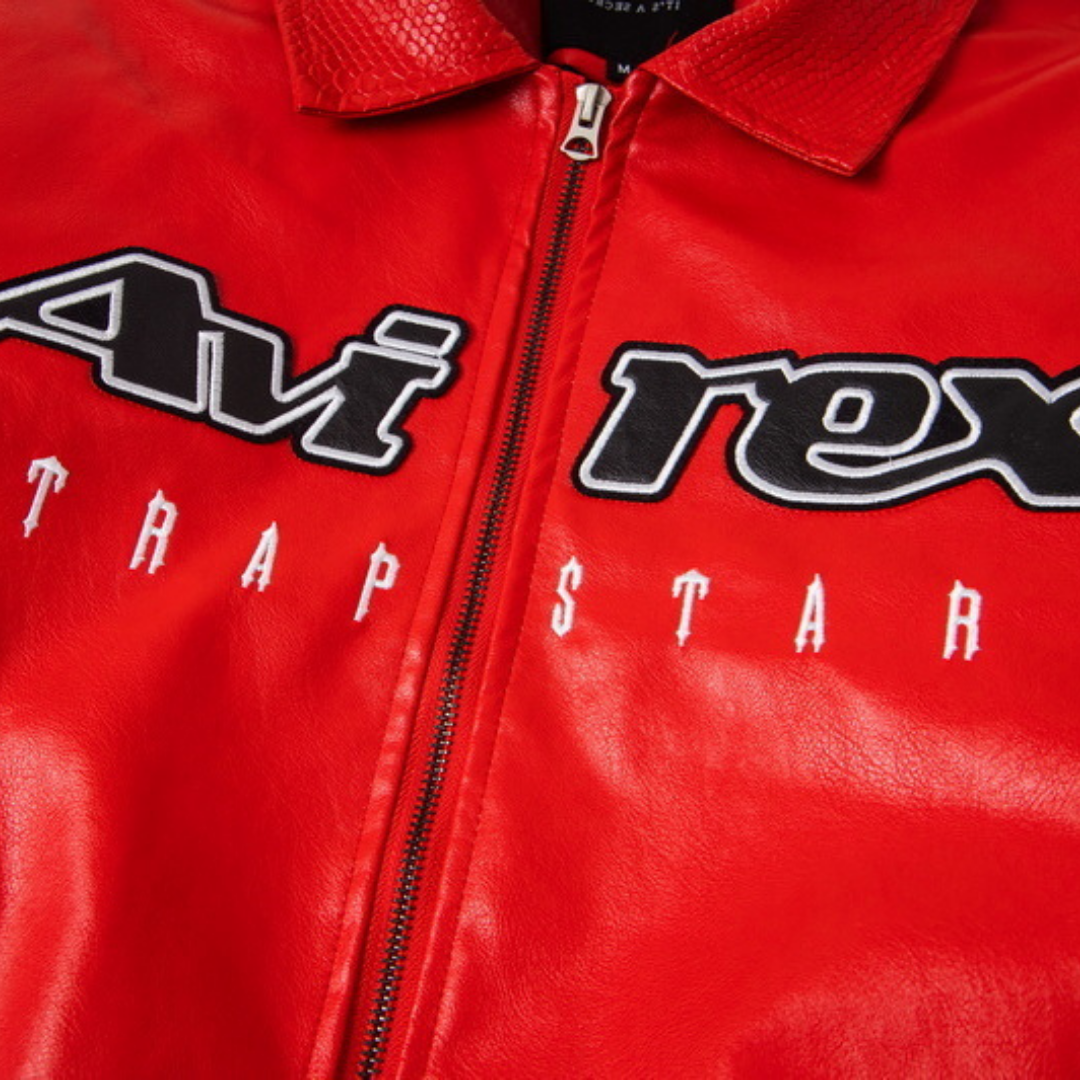 Decoded Bomber Leather Jacket