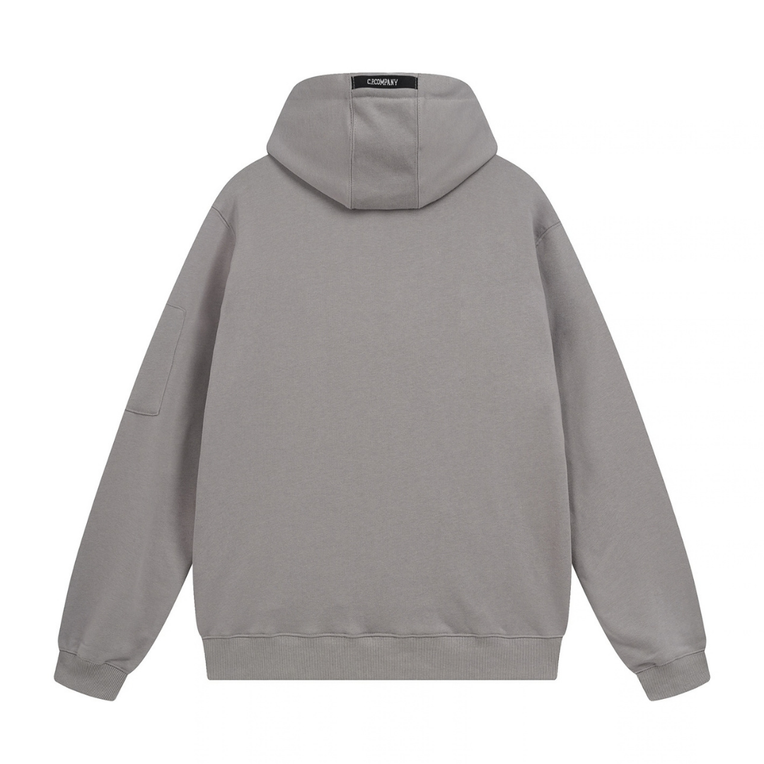 C.P Zip Logo Hoodie