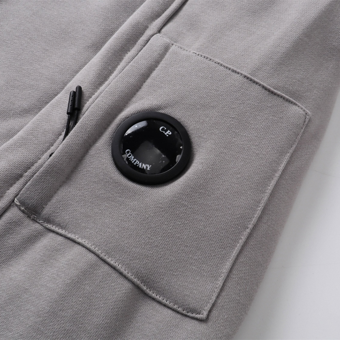 C.P Zip Logo Hoodie