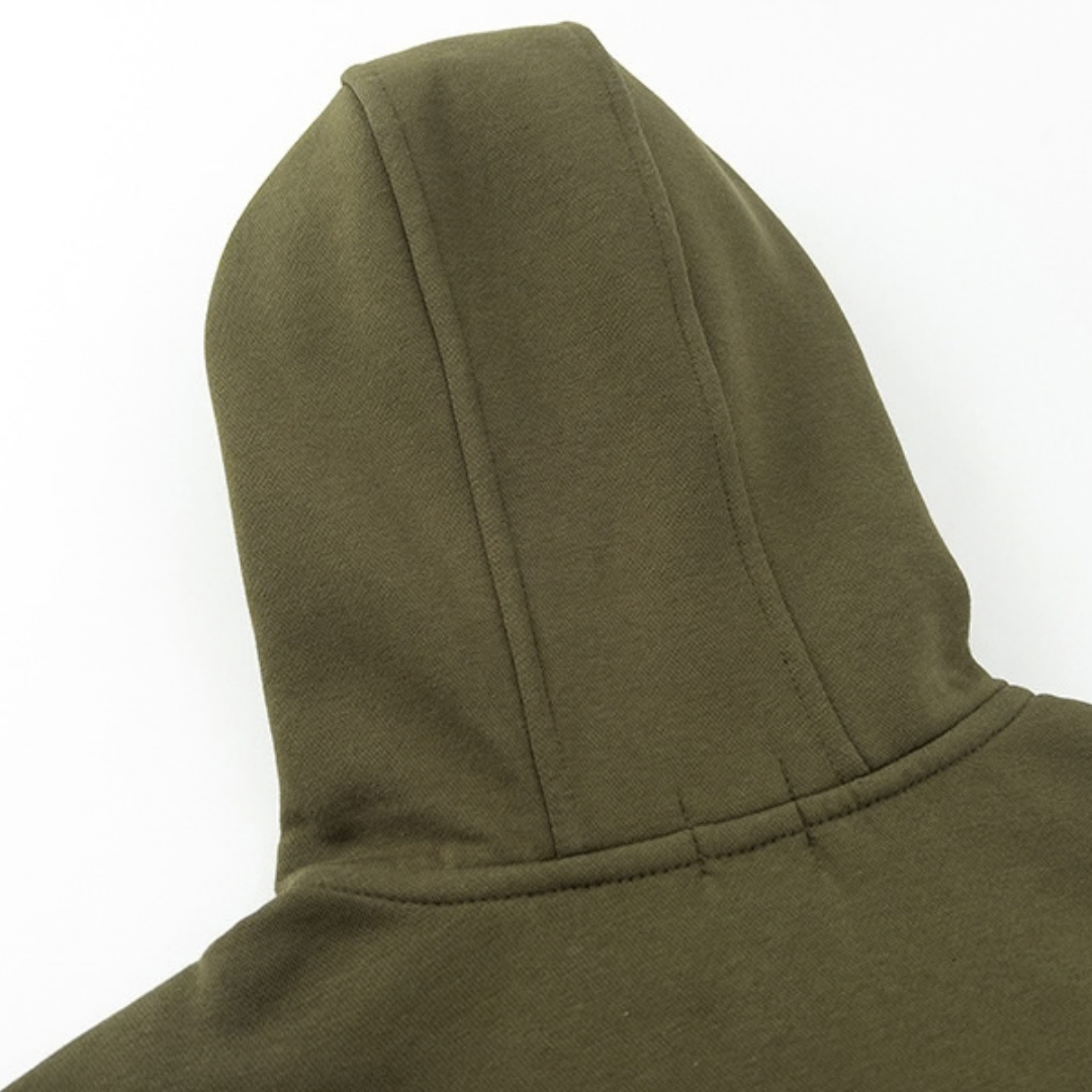 C.P Zip Monogram Hoodie