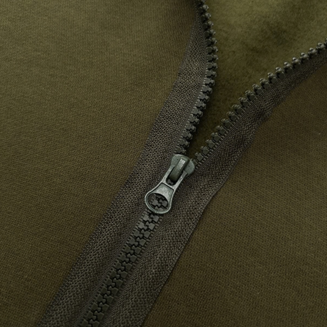 C.P Zip Monogram Hoodie