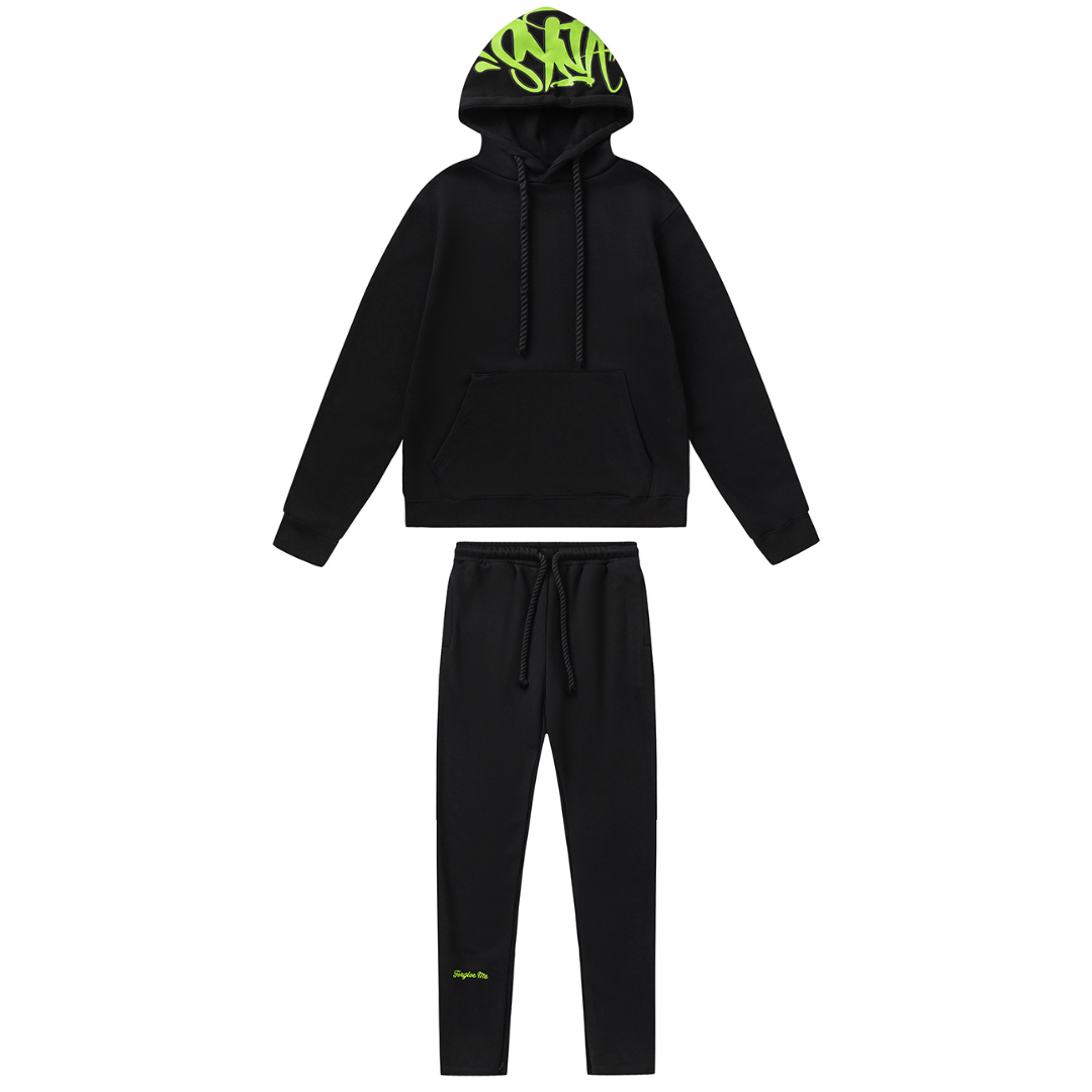 Syna World Black Green Tracksuit