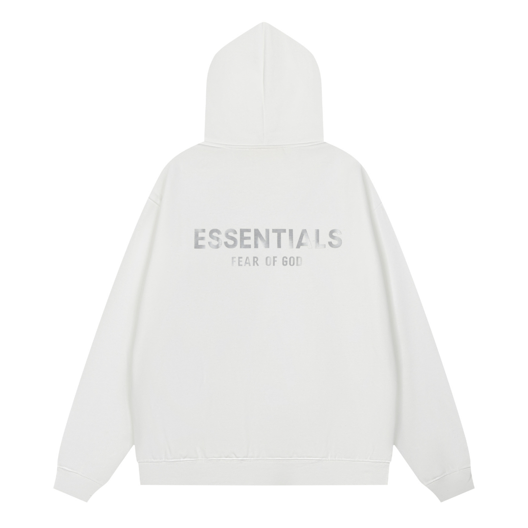 Essentials Relaxed White Tracksuit
