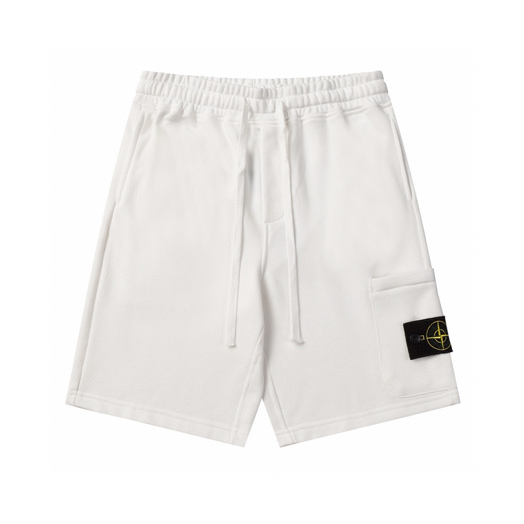 Stone Monogram Shorts