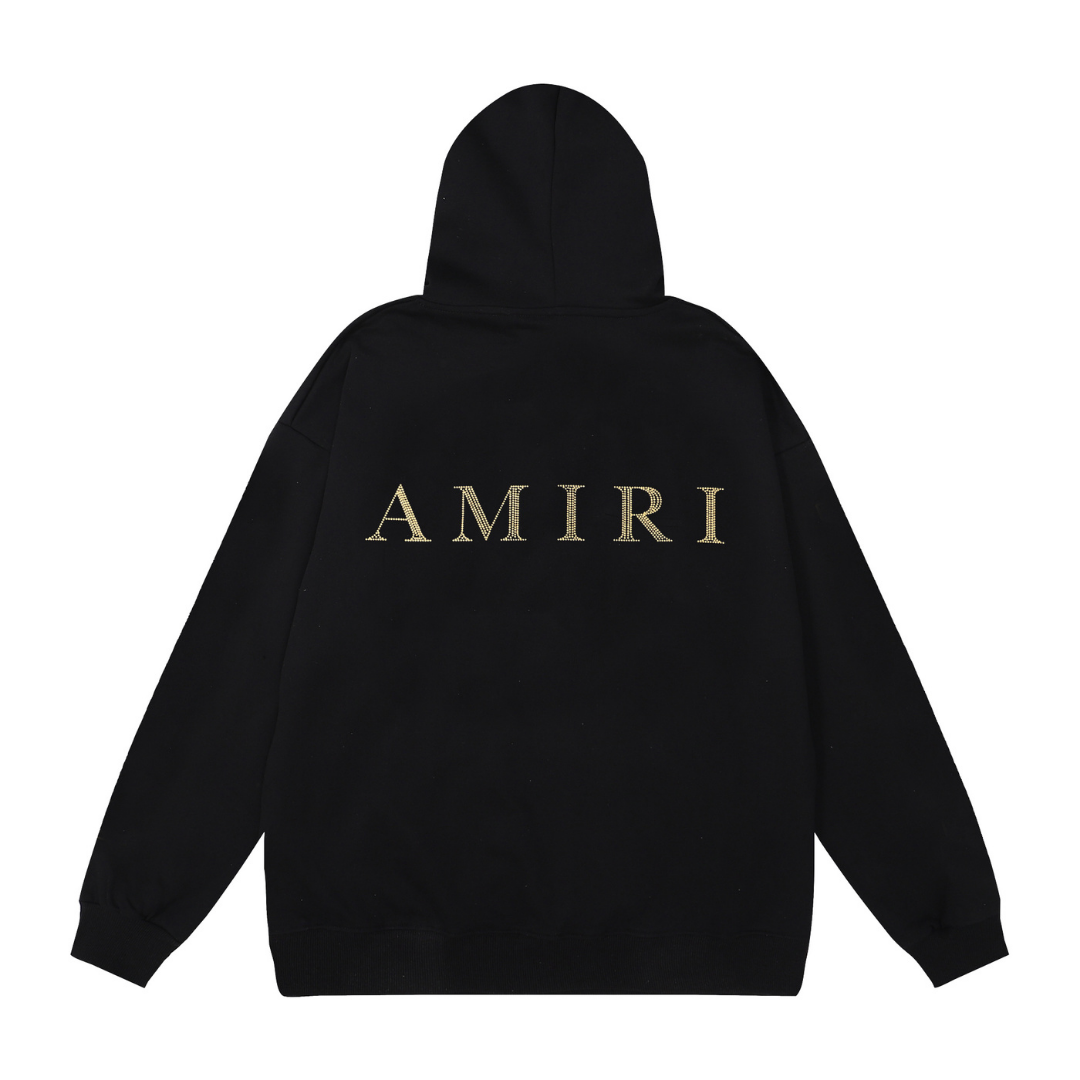 Amr Gold Logo Hoodie
