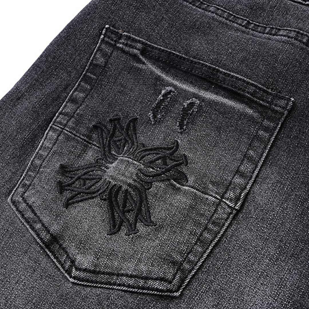 Amr Varsity Logo Jeans