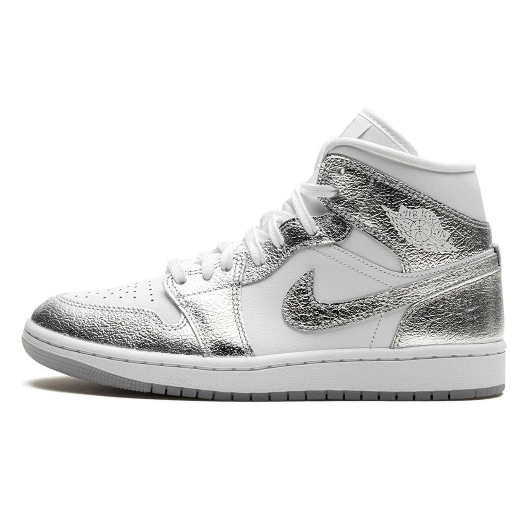 J1 Retro Mid "Metallic Silver"