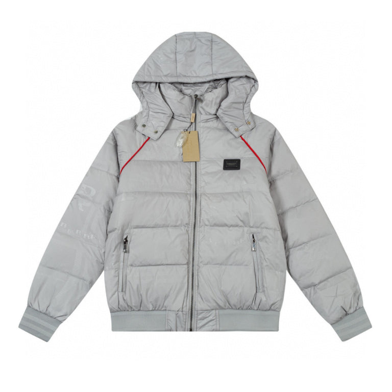 Burbrry Hooded Grey Jacket