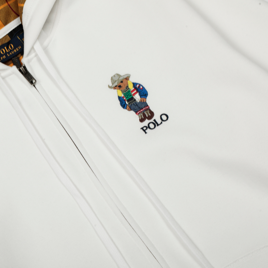 Polo Bear Zip Hoodie