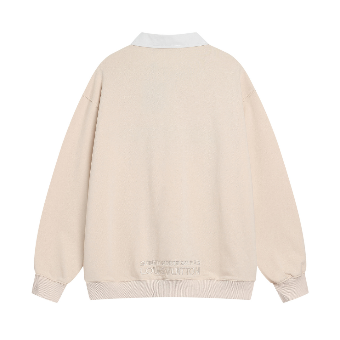 Lv Monogram Logo Sweatshirt