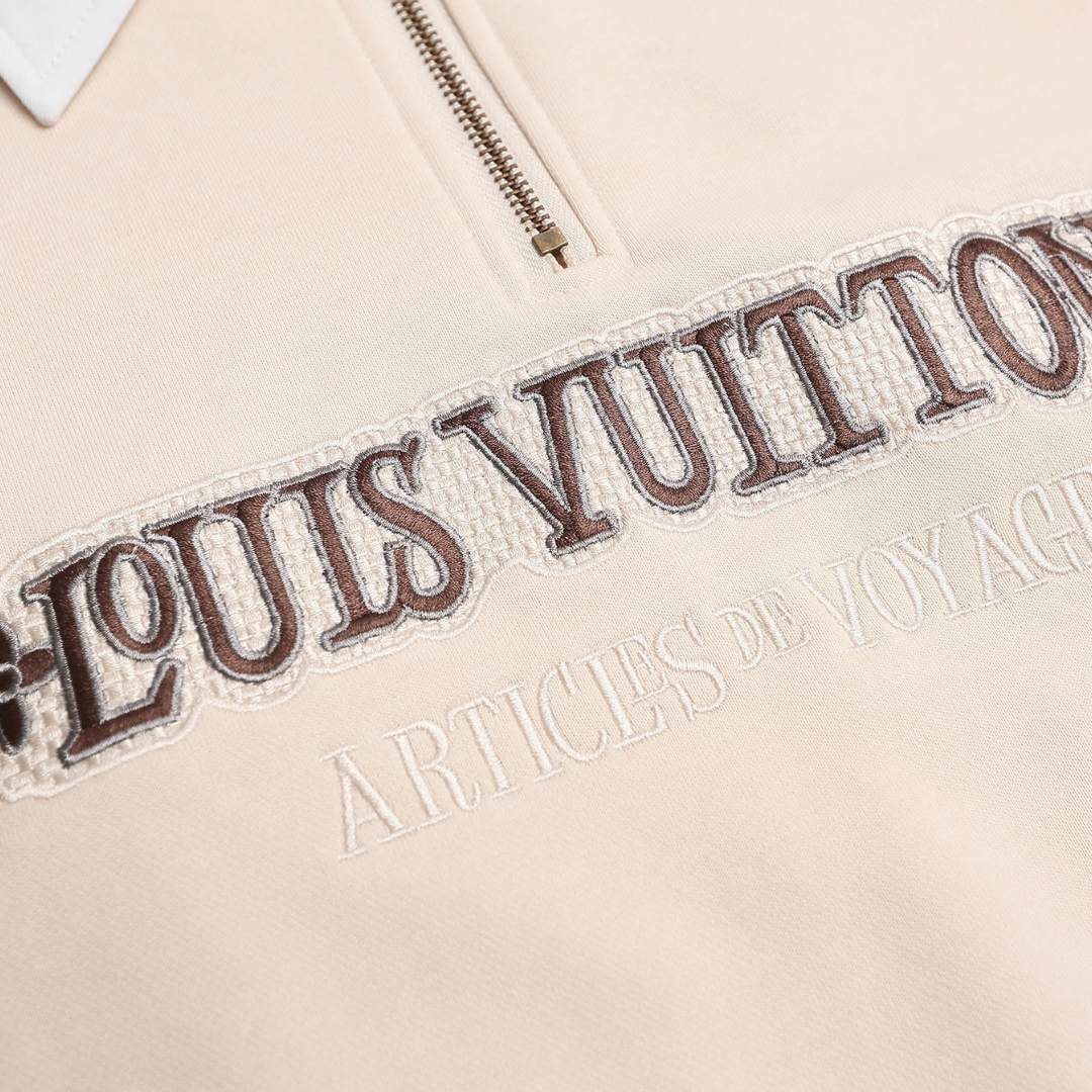 Lv Monogram Logo Sweatshirt