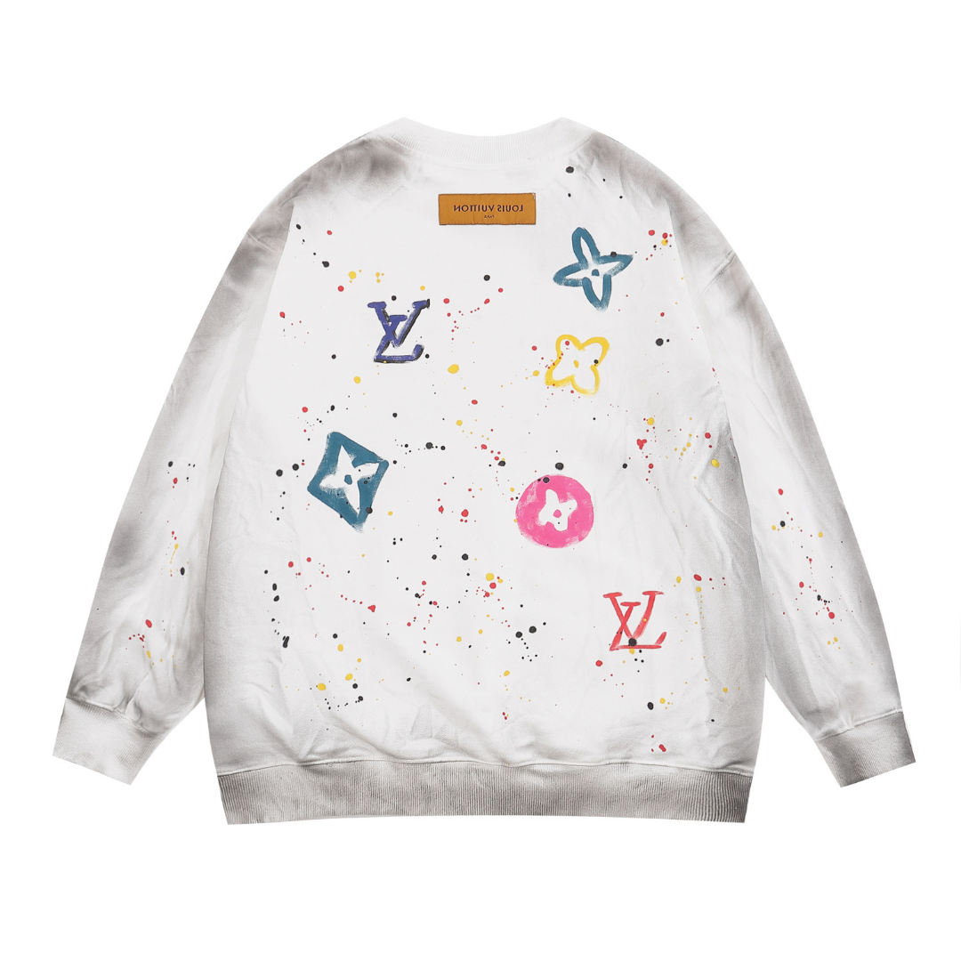 Lv Monogram Sweatshirt