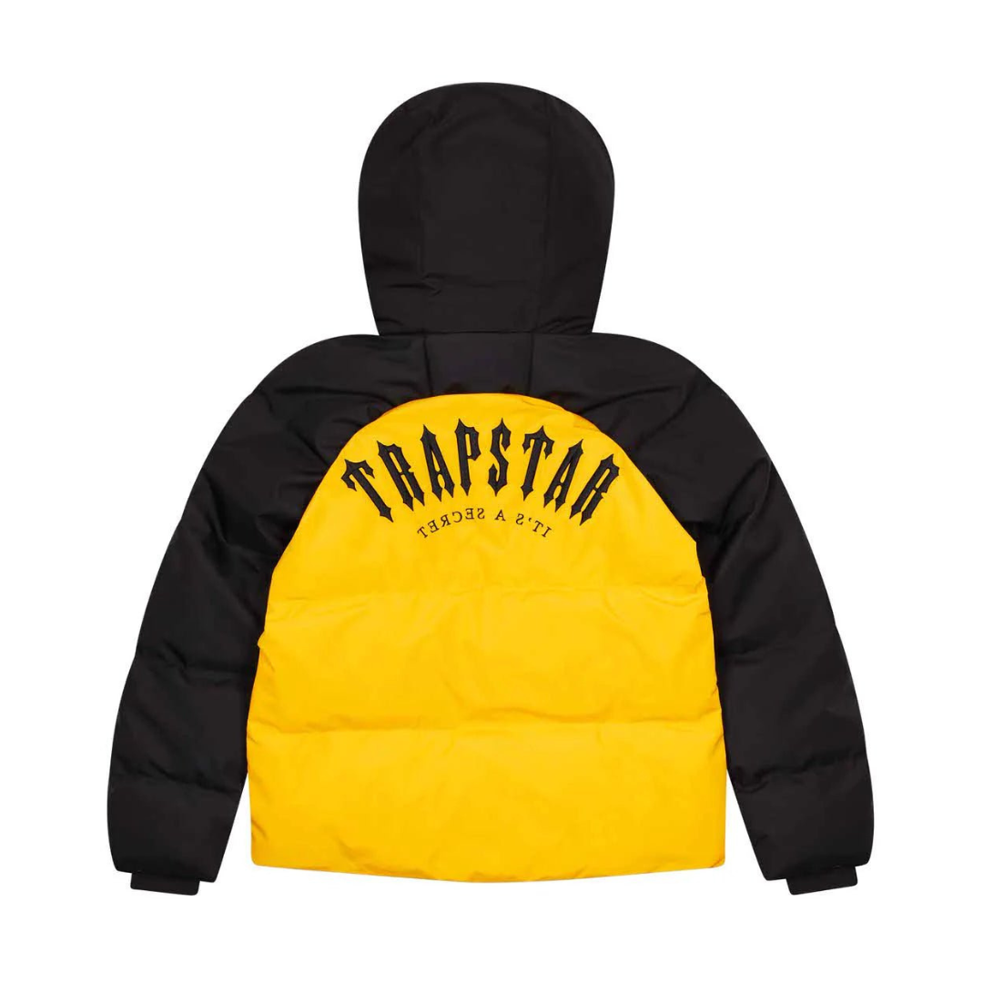 Decoded Arch Puffer Black Yellow Jacket