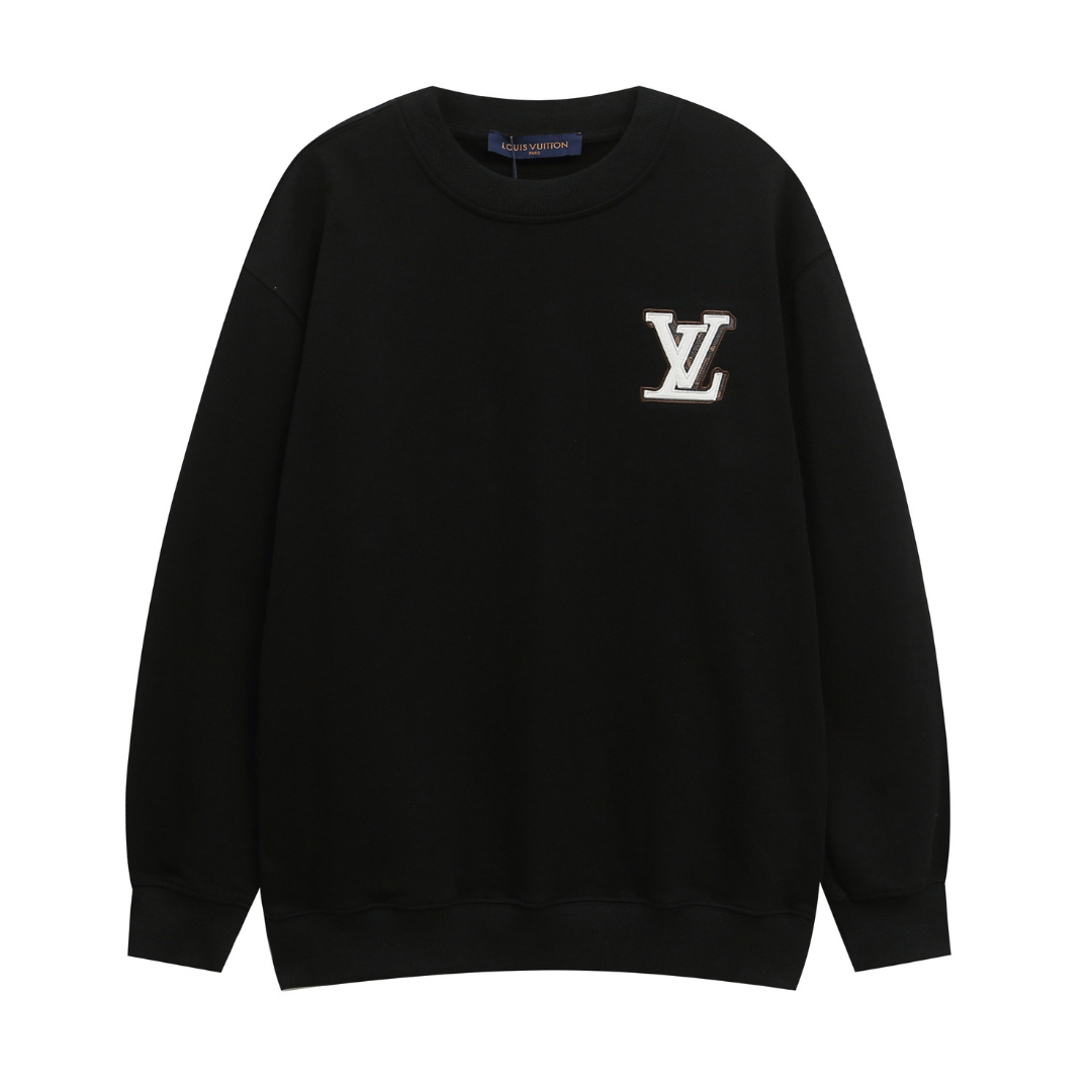 Lv Graphic Staggered Sweatshirt