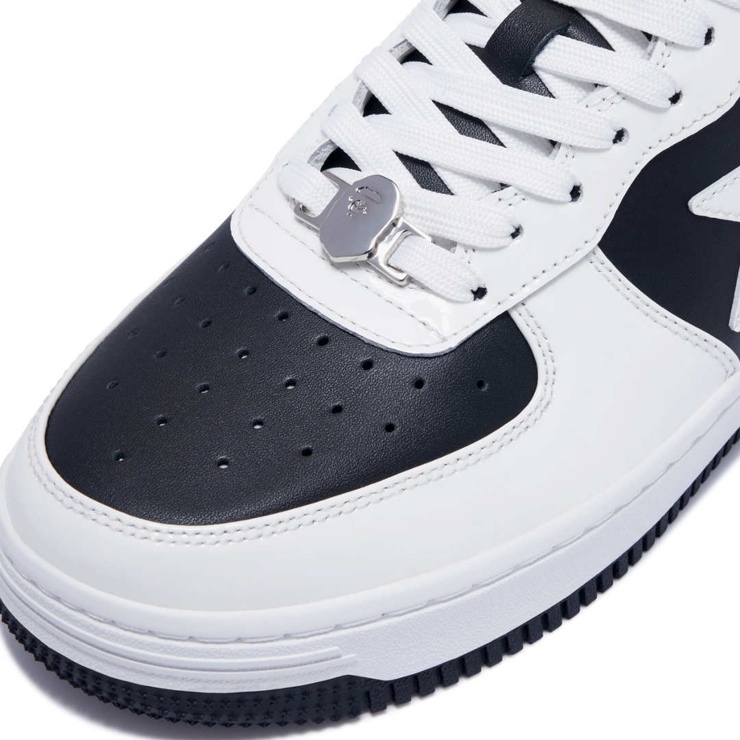 Bape Bapesta White Black