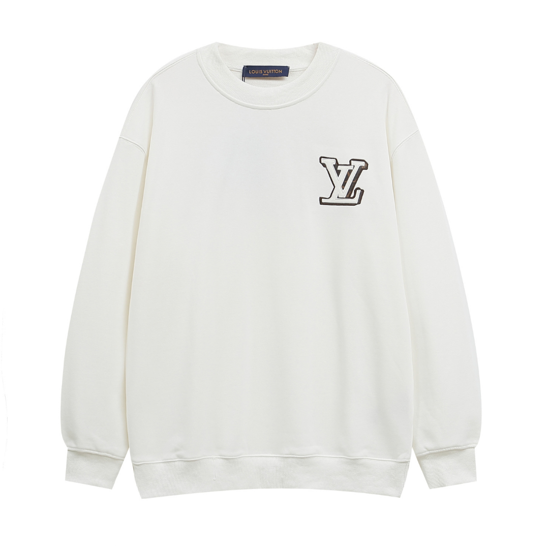 Lv Graphic Staggered Sweatshirt