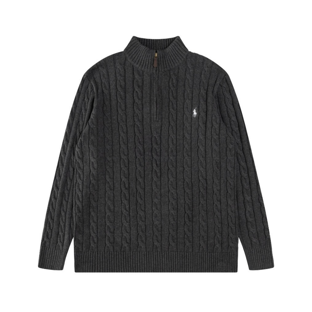 Polo Half Zip Sweater