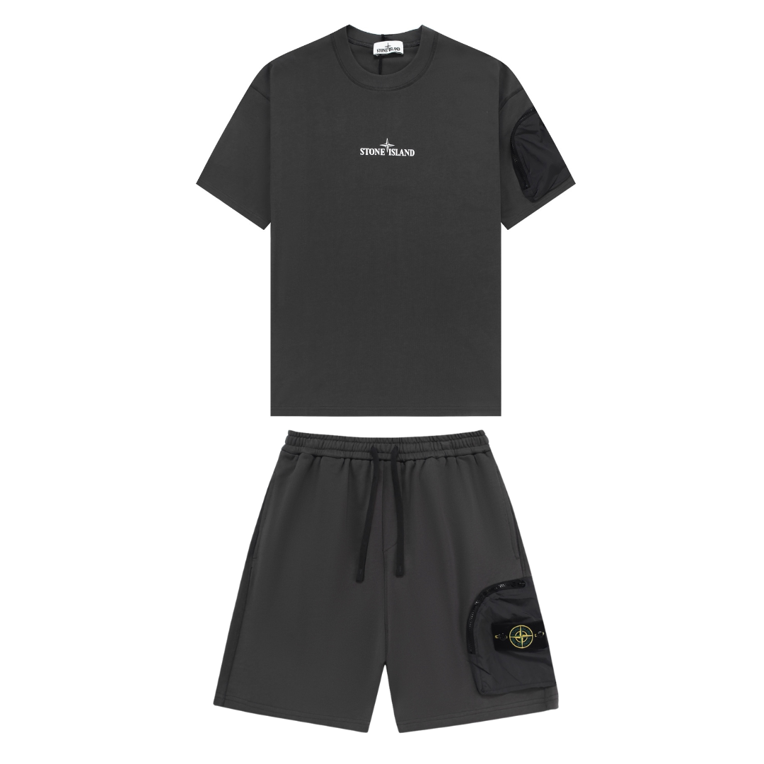 Monogram Short Set