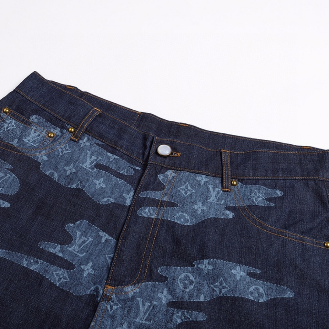 Monogram Bandana Shorts