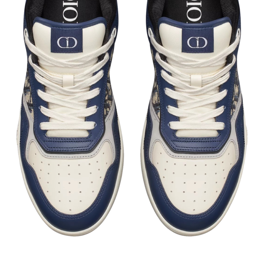 B27 Monogram Navy White