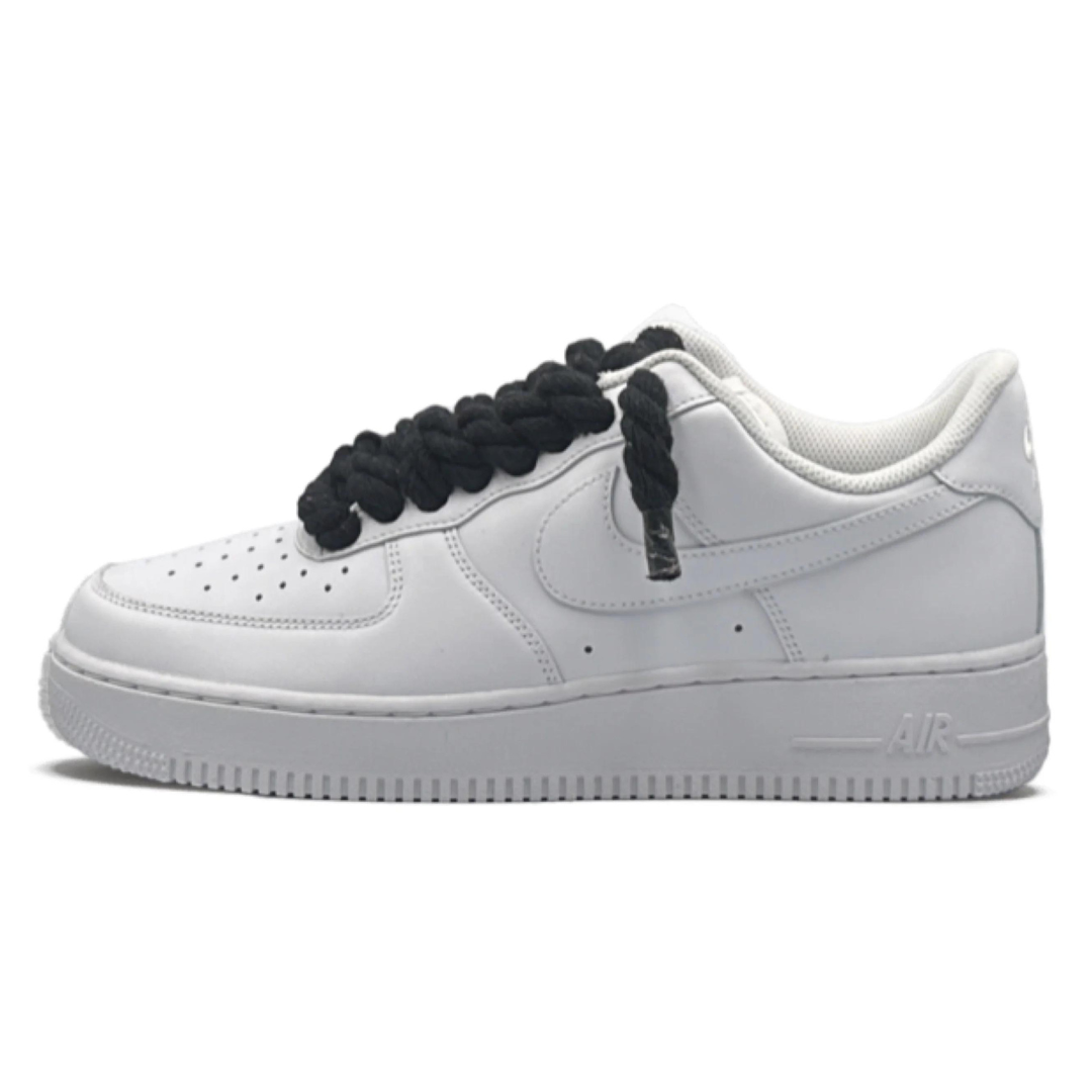 AF1 White - Black Rope Laces