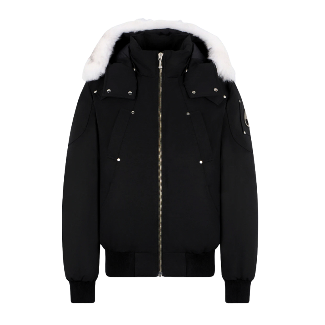Moose Black Bomber Jacket